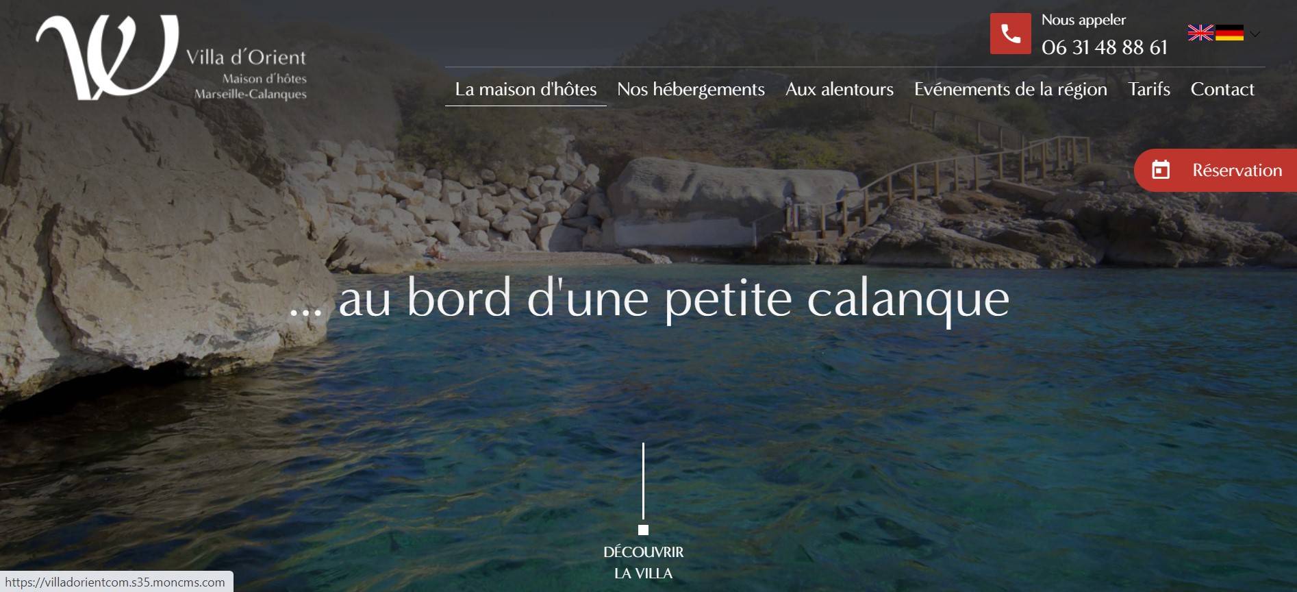 Meilleure chambre d'hôte aux Calanques de Marseille