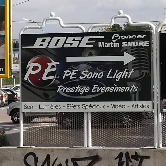 Fournisseur de matériel audiovisuel La Garde PE sono light