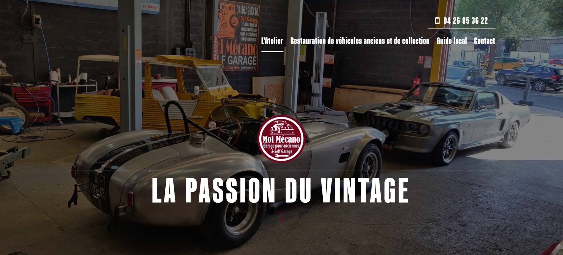garage véhicule de collection marseille