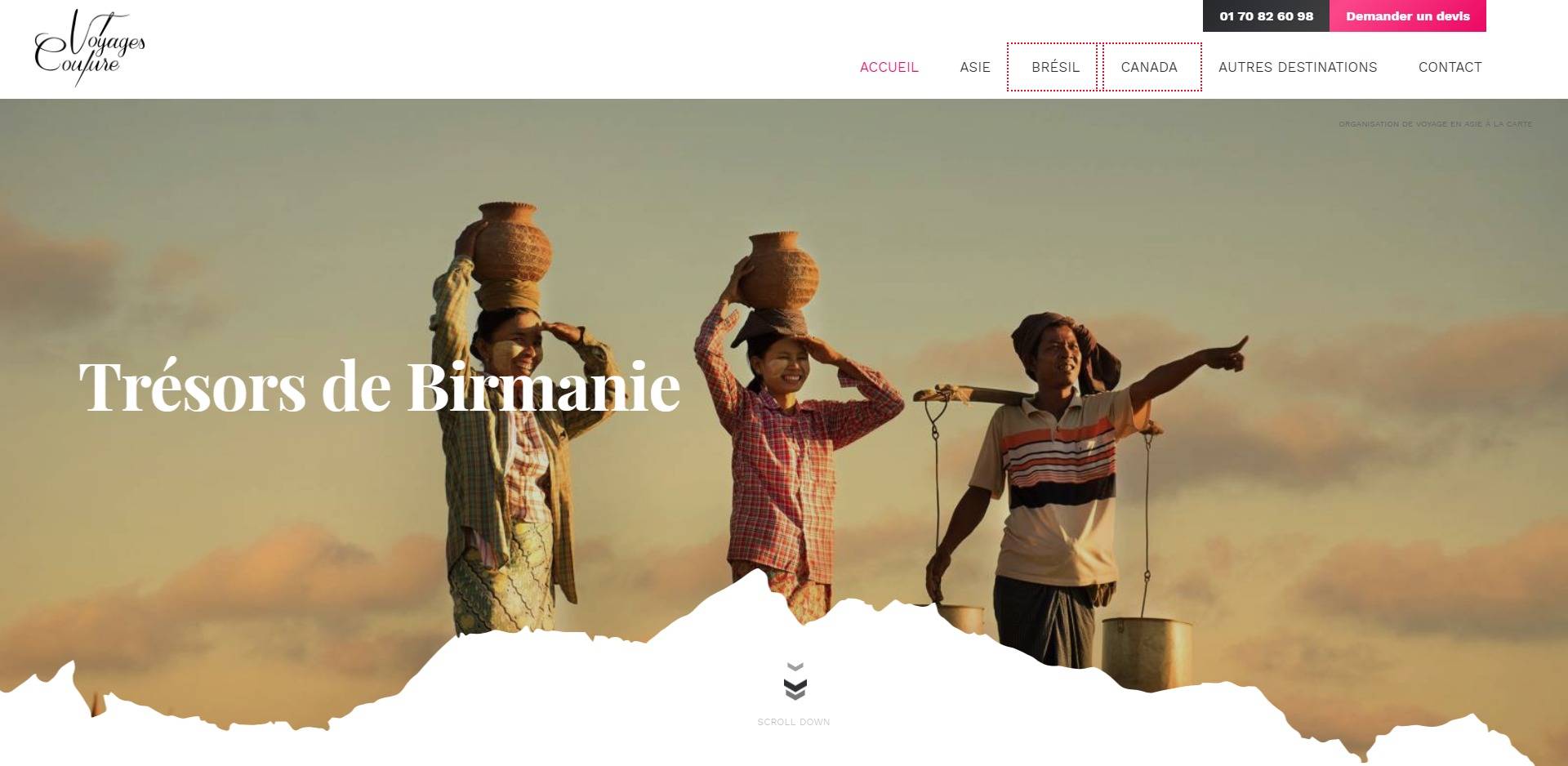 Organisation de voyage haut de gamme vers l'Asie - Voyages Couture