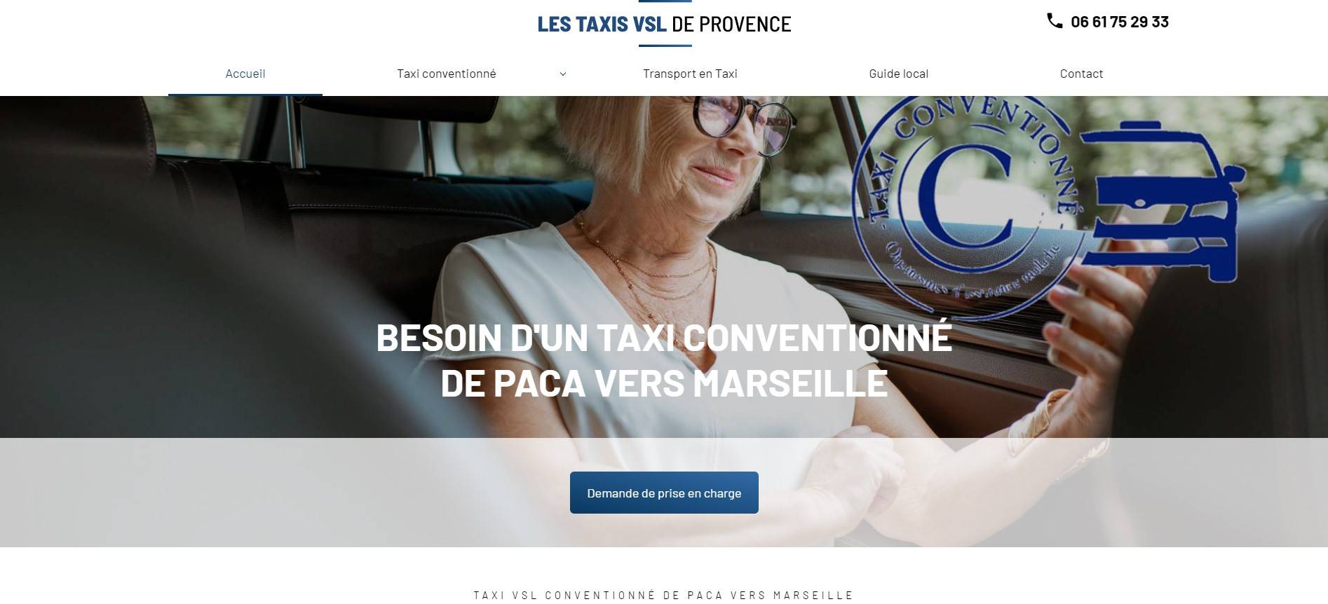 Réservation de taxi vsl agréé depuis brignoles pour se rendre à un rendez-vous médical à la timone