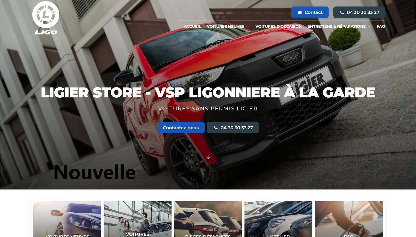 Où acheter une voiture sans permis Secma vers Toulon ? - VSP Ligonnière