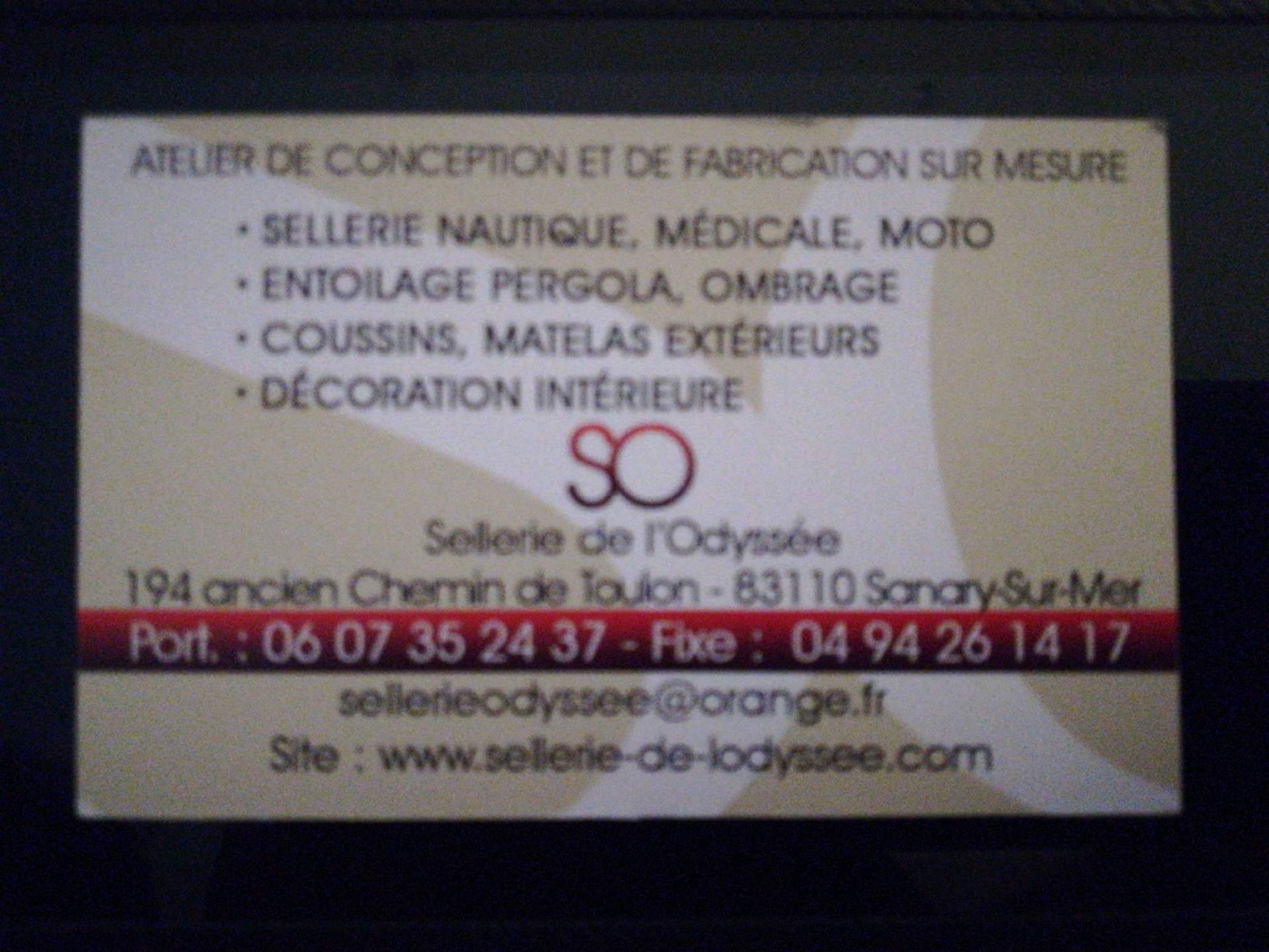 Sellerie de la odyssée Sanary sur Mer S.O