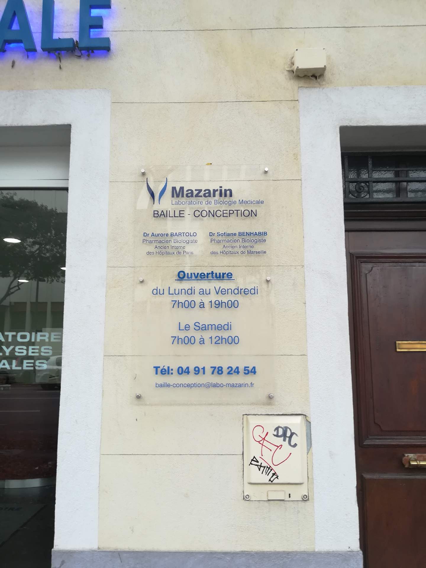 laboratoire d'analyses médicales Marseille baille Mazarin