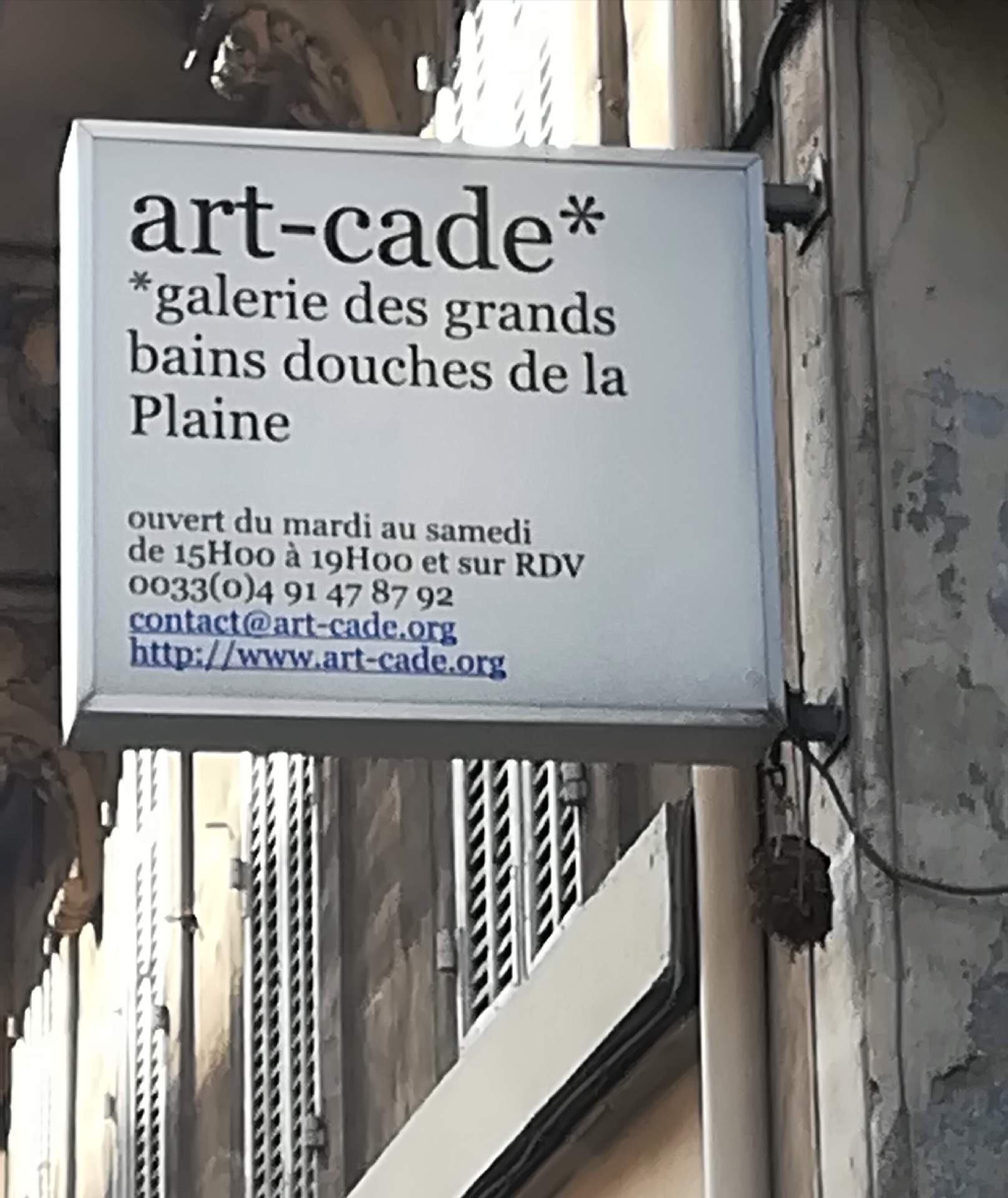 galerie d'art Marseille Art-cade, Galerie des Grands Bains Douches de la Plaine