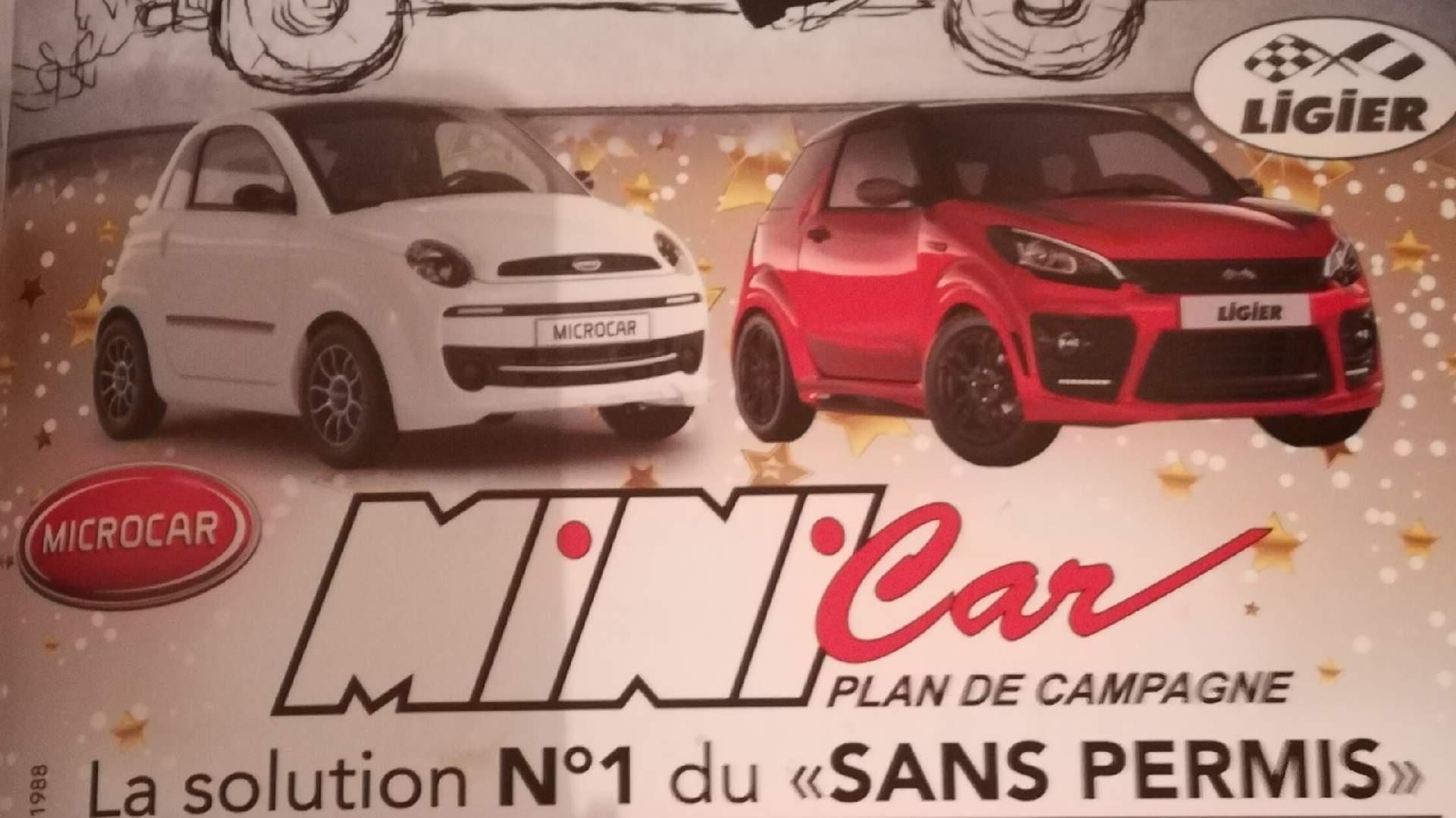 Vente de véhicule sans permis Plan de campagne Minicar