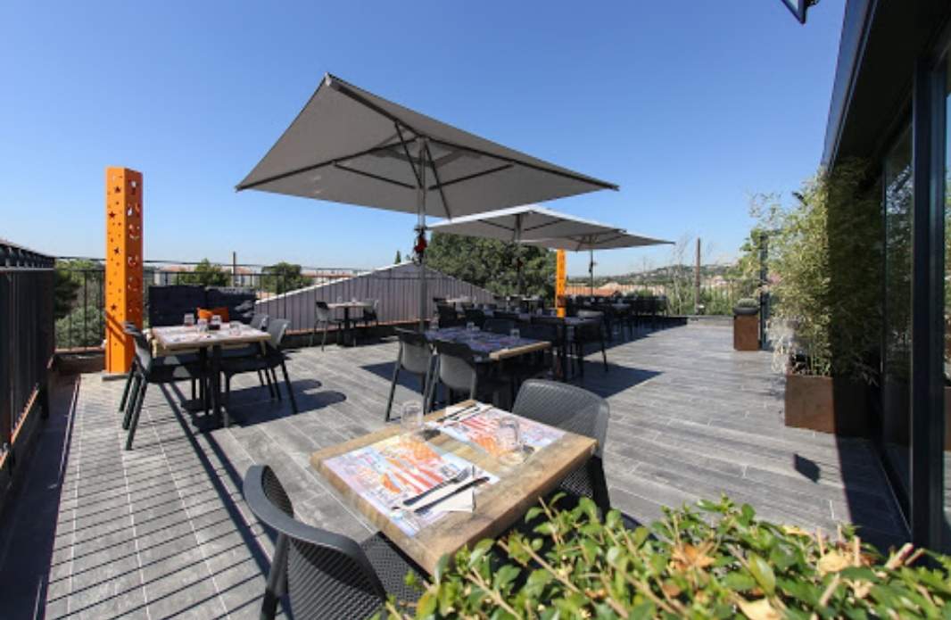 Restaurant avec cuisine franco-américaine Marseille château-gombert The roof kitchen