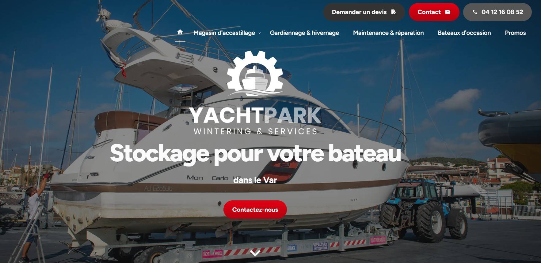 brut) Comment bien choisir sa solution d'hivernage et de stockage de bateau à Bandol ? - Yacht park Bandol