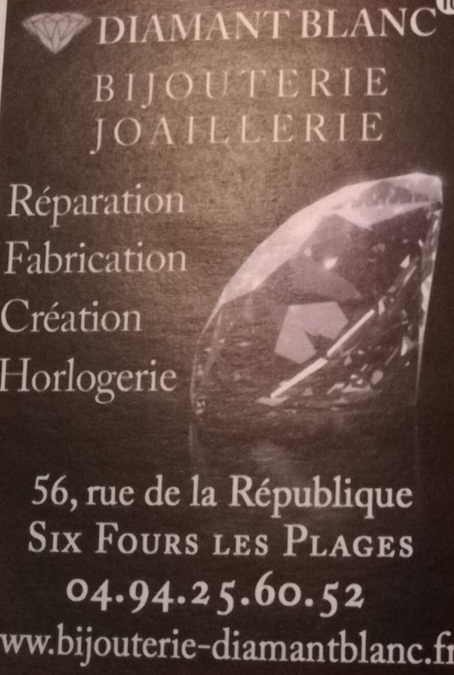 Bijouterie, horlogerie Six-Fours les plages Diamant blanc