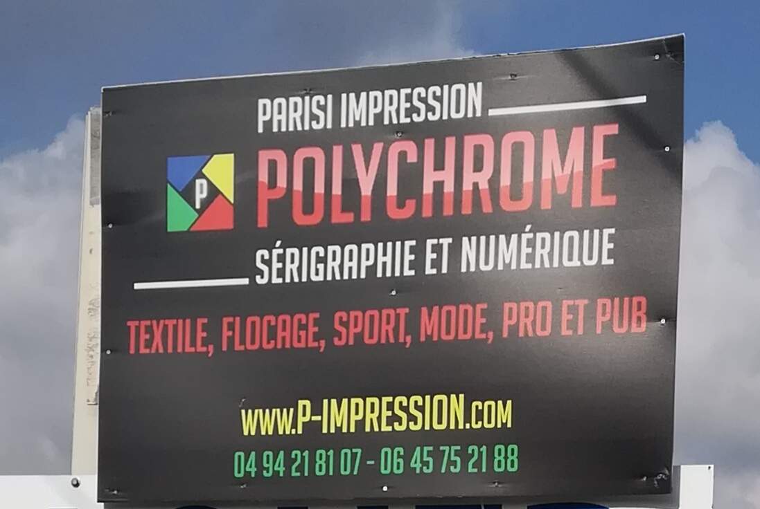 Imprimerie spécialisée en sérigraphie La Garde Polychrome Sérigraphie - Parisi Impression