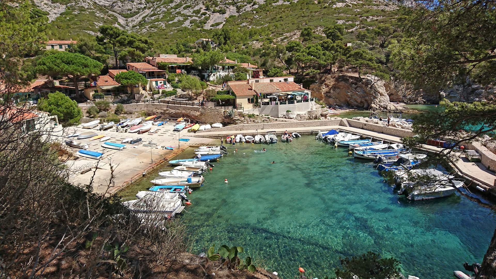 Restaurant saisonnier Marseille - calanque de Sormiou Le château